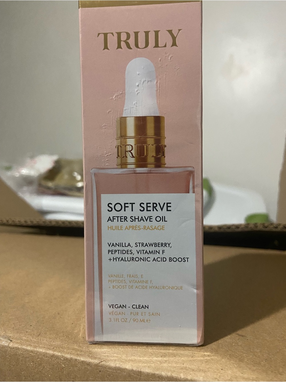 Truly Soft Serve After Shave Oil 3.1oz Strawberry Vanilla MSRP Exp: 11/28